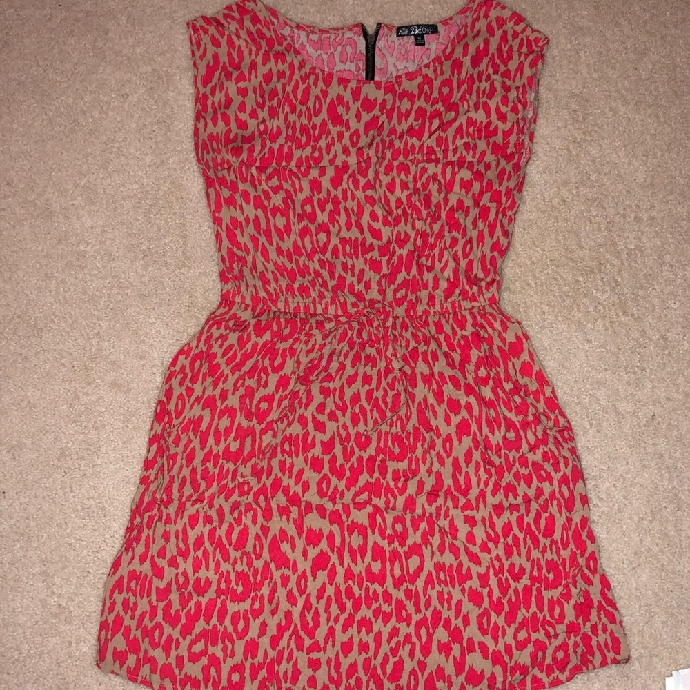 Cheetah print dress